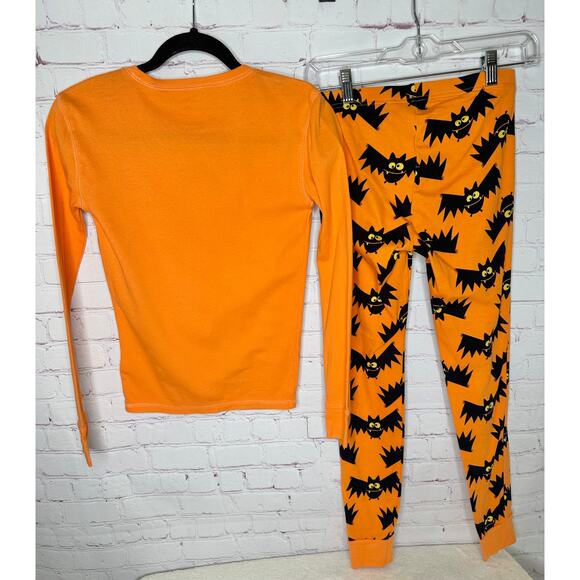 Old Navy 2 Piece Halloween Pajama Set Hang Loose Bats Kids XXL 14 Slim - Picture 4 of 5